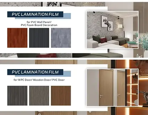 Scratch Resistant Decoration Pvc Lamination Film