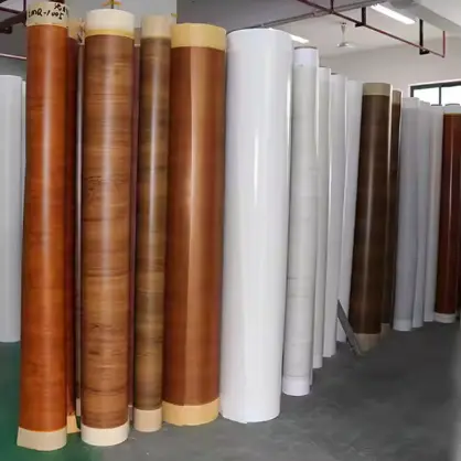 PVC փայտի հացահատիկային կինոնկար վինիլային խոհանոց եւ կահույք